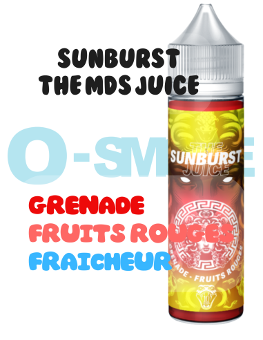 Sunburst "Grenade, Fruits rouges, Fraîcheur"- THE MDS JUICE-75ML