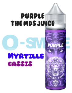 PURPLE "Myrtilles, Cassis"- THE MDS JUICE-75ML