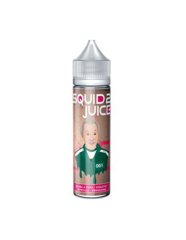 001"Barbe à papa, Violette, Myrtille, Grenadine"- SQUID JUICE 2-50ML 001"Barbe à papa, Violette, Myrtille, Grenadine"- SQUID JUICE 2-50ML