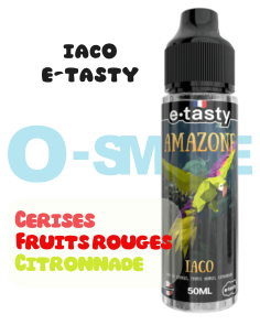 Iaco "Cerises, Fruits rouges, Citronnade" - Amazone by Etasty 50ML