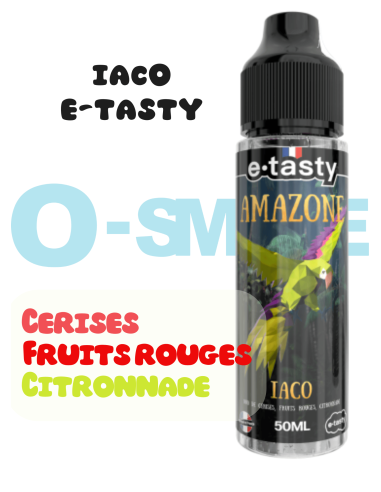 Iaco "Cerises, Fruits rouges, Citronnade" - Amazone by Etasty 50ML