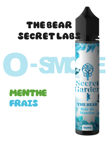 The Bear "Menthe, Frais" 50ml Secret Garden - Secret's LAb
