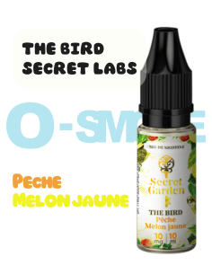 The Bird "Pêche - Melon Jaune" sel de nicotine - Secret's LAb 10ml