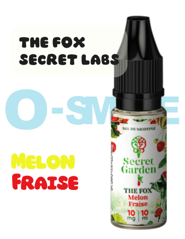 The Fox "Melon - Fraise" sel de nicotine - Secret's LAb 10ml