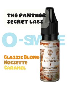 The Panther "Classic Blond - Noisette - Caramel" sel de nicotine - Secret's LAb 10ml