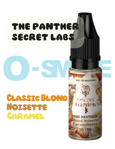 The Panther "Classic Blond - Noisette - Caramel" sel de nicotine - Secret's LAb 10ml
