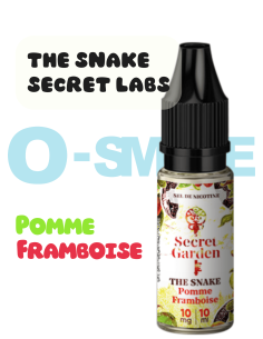 The Snake "Pomme - Framboise" sel de nicotine - Secret's LAb 10ml