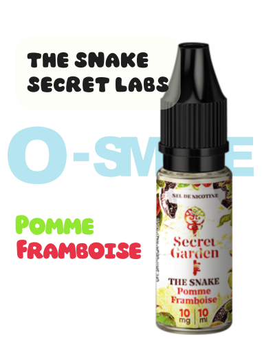 The Snake "Pomme - Framboise" sel de nicotine - Secret's LAb 10ml