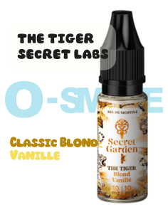 The Tiger "Classic Blond - Vanille" sel de nicotine - Secret's LAb 10ml