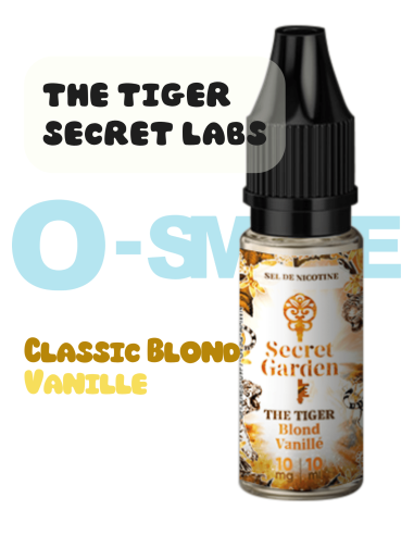 The Tiger "Classic Blond - Vanille" sel de nicotine - Secret's LAb 10ml