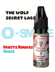 The Wolf "Fruits Rouges - Frais" sel de nicotine - Secret's LAb 10ml