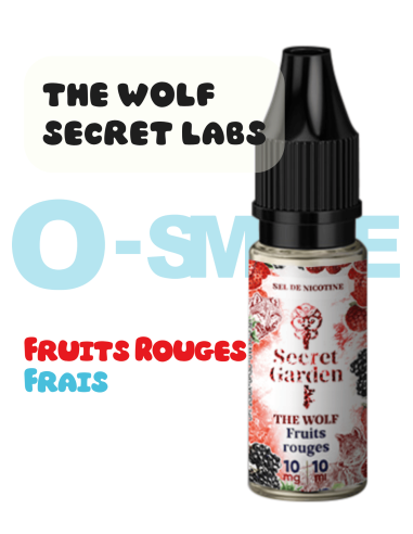 The Wolf "Fruits Rouges - Frais" sel de nicotine - Secret's LAb 10ml