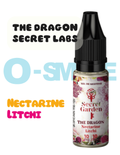 The Dragon "Nectarine - Litchi" sel de nicotine - Secret's LAb 10ml