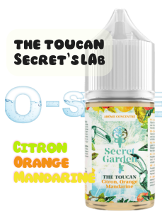 Concentré The Toucan Secret Garden "Citron, Orange, Mandarine" - Secret's LAb (5 pièces) 30ml