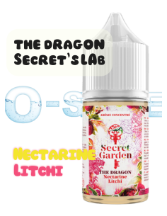 Concentré The Dragon Secret Garden "Nectarine, Litchi" - Secret's LAb (5 pièces) 30ml