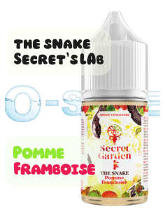 Concentré The Snake Secret Garden "Pomme, Framboise" - Secret's LAb (5 pièces) 30ml