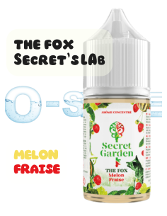 Concentré The Fox Secret Garden "Melon - Fraise" - Secret's LAb (5 pièces) 30ml