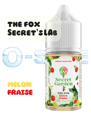 Concentré The Fox Secret Garden "Melon - Fraise" - Secret's LAb (5 pièces) 30ml