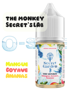 Concentré The Monkey Secret Garden "Mangue - Goyave - Ananas" - Secret's LAb (5 pièces) 30ml