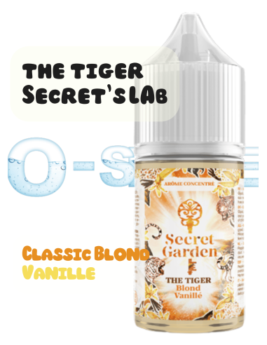 Concentré The Tiger Secret Garden "Classic Blond, Vanille" - Secret's LAb (5 pièces) 30ml