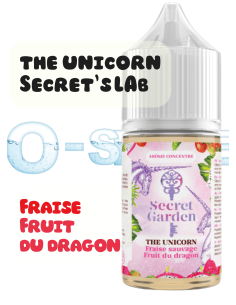 Concentré The Unicorn Secret Garden "Fraise, Fruit du dragon" - Secret's LAb (5 pièces) 30ml