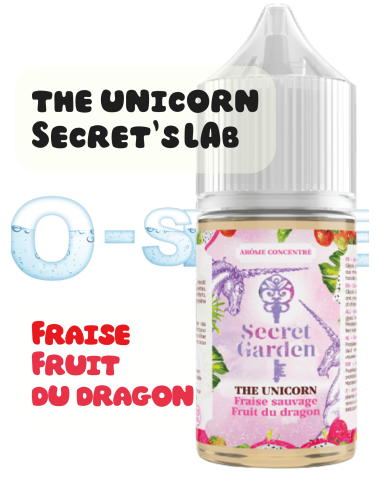 Concentré The Unicorn Secret Garden "Fraise, Fruit du dragon" - Secret's LAb (5 pièces) 30ml