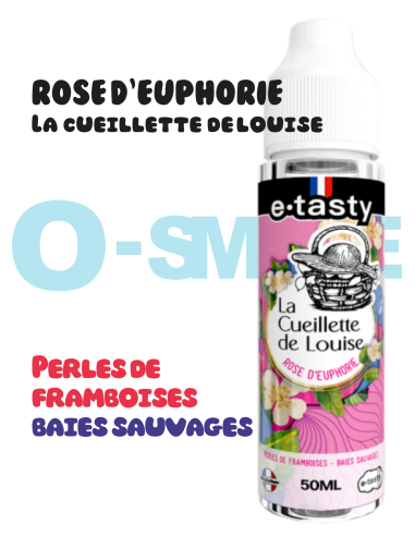 Rose d'Euphorie "Perles de framboises, baies sauvages"- La cueillette de Louise - Etasty 50 ML
