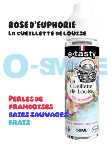 Rose d'Euphorie - Hiver "Perles de framboises, Baies sauvages, Frais"- La cueillette de Louise - Etasty 50 ML
