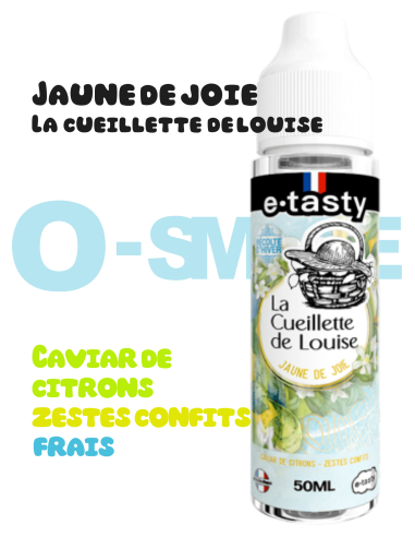 Jaune de joie - Hiver "Caviar de citrons, zestes confits, frais"- La cueillette de Louise - Etasty 50 ML