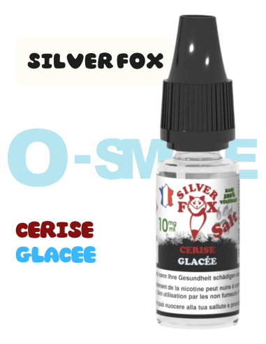Silver Fox sel de nicotine "bubblegum glacé" puff saveur - VIP 10ml