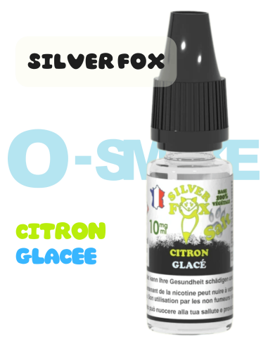 Silver Fox sel de nicotine "bubblegum glacé" puff saveur - VIP 10ml