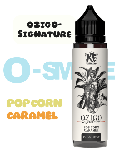 Ozigo - Signature - "Pop corn, Caramel" - Cloud vapor 50ml