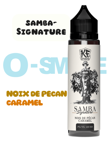 Samba - Signature - "Noix de pécan, Caramel" - Cloud vapor 50ml