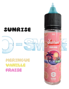 E-liquide français de qualité Osmoke - Pavlova Sunrise 50mL