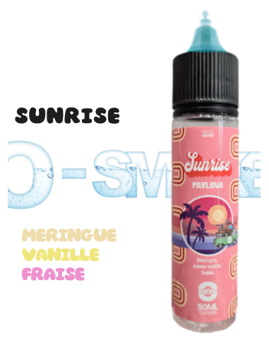 E-liquide français de qualité Osmoke - Pavlova Sunrise 50mL