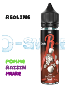 Chez Osmoke Garnet "Raisins, Pomme, Mure" - Redline par Osmoke 50mL