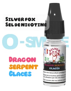 Silver Fox sel de nicotine "Dragon, serpent, Glacés" puff saveur - VIP 10ml