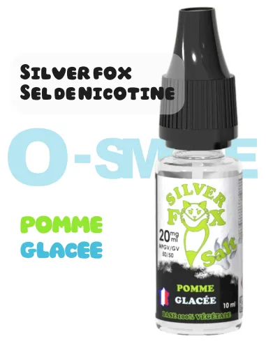 Silver Fox sel de nicotine "pomme" puff saveur - VIP 10ml Silver Fox sel de nicotine "pomme" puff saveur - VIP 10ml