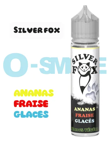 E-liquide Silver Fox "fraise ananas glacé" - VIP 50ml E-liquide Silver Fox "fraise ananas glacé" - VIP 50ml