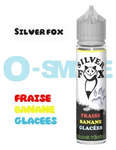 E-liquide Silver Fox "fraise banane glacé" - VIP 50ml
