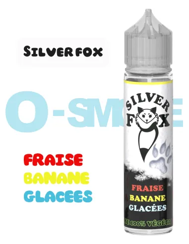 E-liquide Silver Fox "fraise banane glacé" - VIP 50ml E-liquide Silver Fox "fraise banane glacé" - VIP 50ml