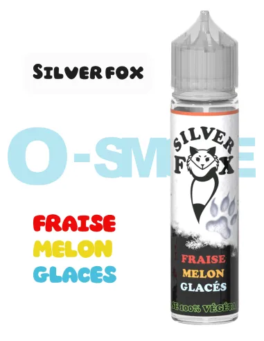 E-liquide Silver Fox "fraise melon glacé" - VIP 50ml E-liquide Silver Fox "fraise melon glacé" - VIP 50ml
