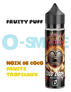 Cocoboom Fruity Puff 50ml "Noix de Coco, Fruit Tropicaux" - Plume
