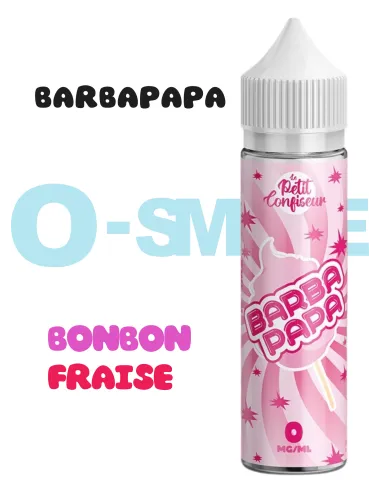Barbapapa - Le Petit Confiseur " barbe a papa, bonbon fraise " - 50ml 0mg chez osmoke Barbapapa - Le Petit Confiseur " barbe a papa, bonbon fraise " - 50ml 0mg chez osmoke